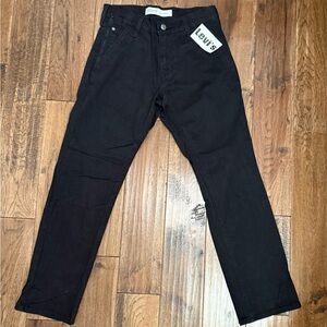 Levi's Black Athletic Denim Pants 28x30